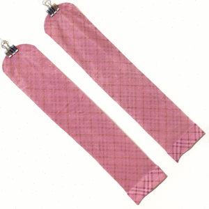 15데니아 체크패턴(핑크) 반스타킹 - 한정수량